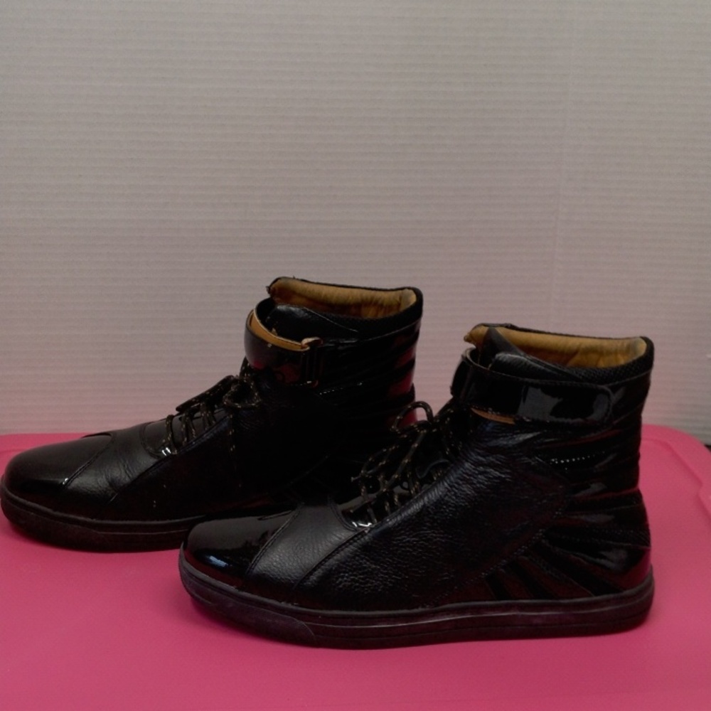 Negash Men's size 10 Anun Ra sneakers high top Chukka boots